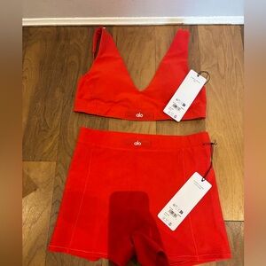 Alosoft Sincere Bra + Micro Short Set